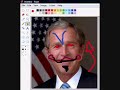 George Bush photoshop tutorial George Bush photoshop tutorial
