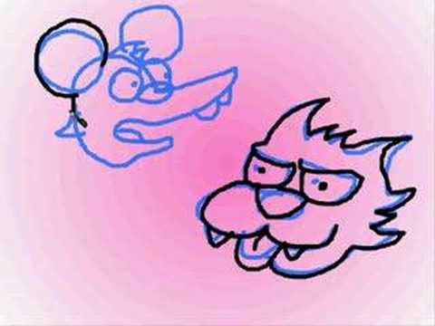 how to draw itchy and scratchy