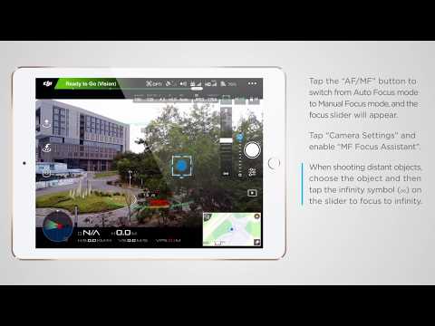 Phantom 4 Pro - Using DJI GO 4 to Focus Manually
