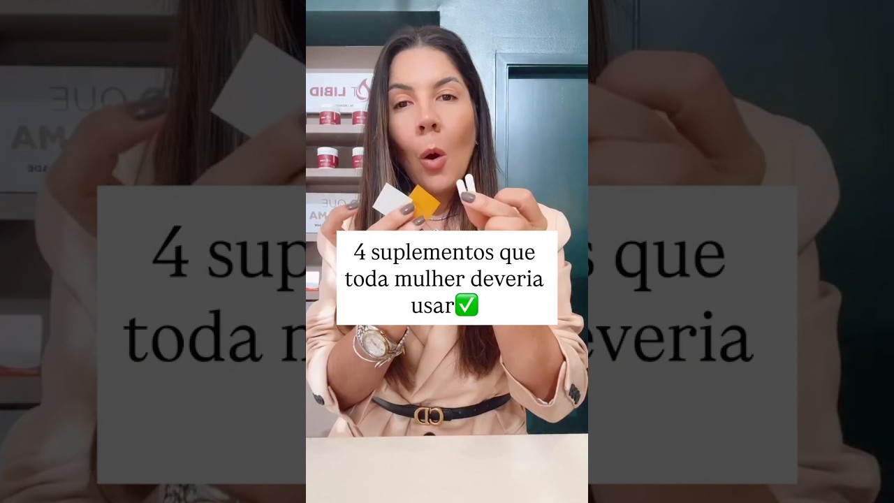 4 suplementos que toda mulher deveria usar