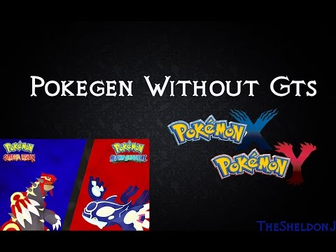 how to pokegen x and y pokemon