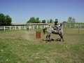 Me and my horse doing figure 8's