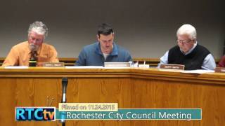 Public Meeting - Rochester City Council