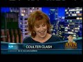 Seven-time bestselling author, syndicated columnist, and conservative political commentator Ann Coulter appears on the Joy Behar Show to discuss the release of her new book 