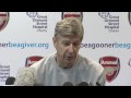 Arsene Wenger is confident about Arsenal's title hopes