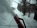 Snow Blowing with the new Kubota Tractor 2