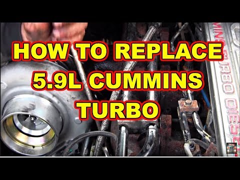 Turbo Replacement Dodge Ram 2500 Cummins Diesel 5.9l Replace Remove