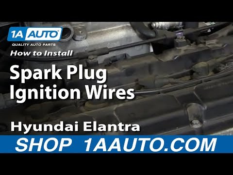 How To Install Replace Spark Plug Ignition Wires 2001-06 Hyundai Elantra 2.0L