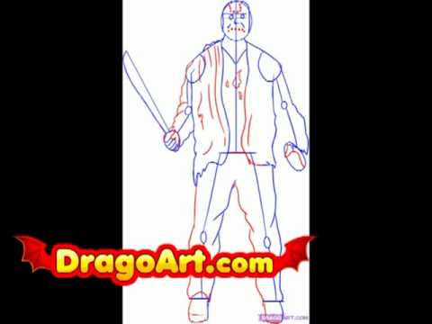 how to draw jason x