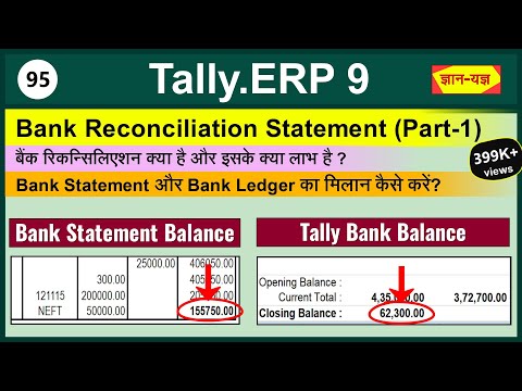 Bank Reconciliation Statement - 1 (Part 95 )