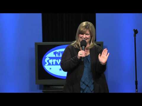Kelly MacFarland does stand-up comedy on The Steve Katsos Show