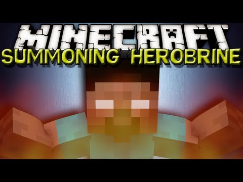 how to herobrine in minecraft