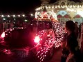 Divali Fakkel Optocht Blauwgrond