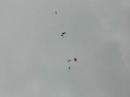 The end of a 12000 feet tandem skydive