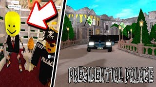 The Presidential PALACE Has a DARK SECRET! (Roblox)