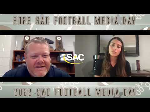 2022 SAC Football Media Day | Mike Jacobs (Lenoir-Rhyne) thumbnail