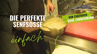 Cremige Senfsoße in 5 Minuten! Perfekt zu Fleisch & mehr!