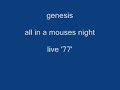 genesis-all in a mouses night live \