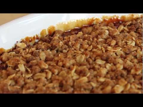 crisp - Learn how to make a Crispy Apple Crisp Recipe! - Visit http://foodwishes.blogspot.com/2012/02/crispiest-apple-crisp-ever-ever.html for the ingredients, more ...