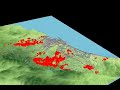 3D Animation of San Diego 2007 Wildfire 3D Animation of San Diego 2007 Wildfire
