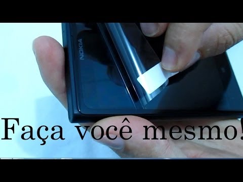 #DICA 2 - Colocar Película Protetora no Celular Smatphone Linha Nokia Lumia