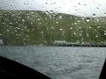 Goose landing in Akutan