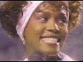 Whitney Houston sings the  National Anthem at  Superbowl