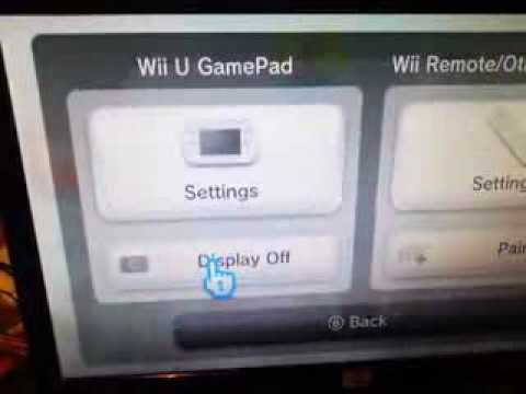 how to charge wii u battery