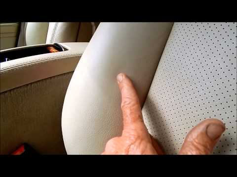 how to dye leather seats in a car