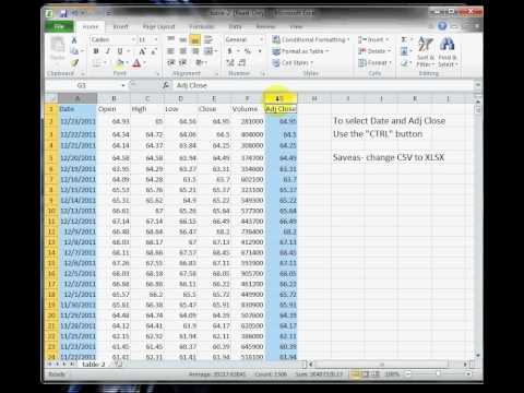 how to download data from yahoo finance