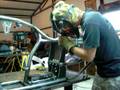 videos de Tig welding on custom chopper 