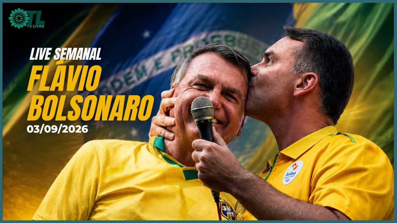LIVE SEMANAL FLÁVIO BOLSONARO - 03/09/026