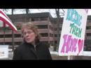 Protest Outside of Hillary Clinton Fund Raiser