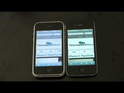 3gs - iPhone 4 Vs. iPhone 3GS Other iPhone 4 Videos: iPhone 4 Unboxing: http://cuthut.com/q5i FaceTime Demo: http://cuthut.com/8iA iPhone 4 Retina Display: http://...
