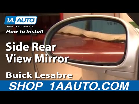 How To Install Repair Replace Broken Side Rear View Mirror Buick Lesabre 00-05 1AAuto.com