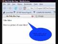 How to make a simple html page with css