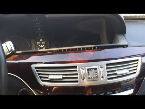 How to Remove Command / DVD / CD Changer from Mercedes S550 2007 for Repair.