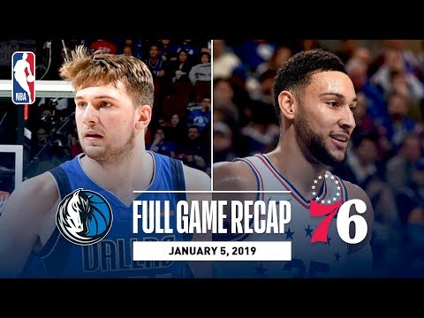 Video: Full Game Recap: Mavericks vs 76ers | Ben Simmons Records His 6th Triple-Double Of The Season