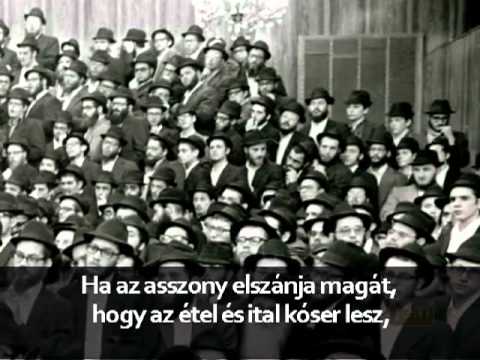a lubavicsi rebbe: Az vagy, amit megeszel