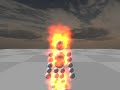 Ragdoll fire and run over