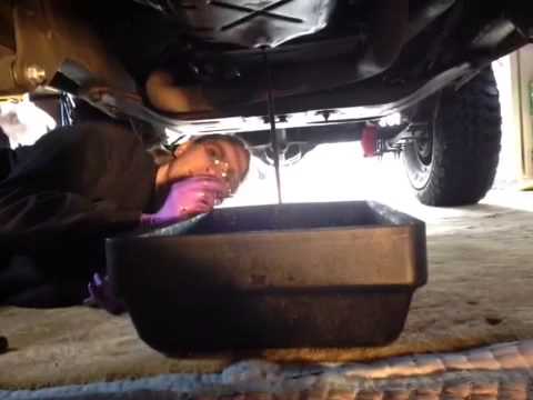 how to change oil on jeep yj