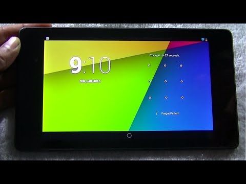 how to recover wrong pattern lock