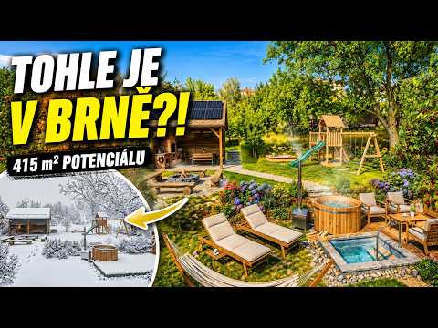 Video Zahrada v Brně, kde byt končí a víkend začíná. Zahrada 415 m2 v Brně v Bystrci.