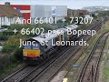 1001 working 1H01 & 66401 + 73207 + 66402 forming 0Y66, 10/11/09