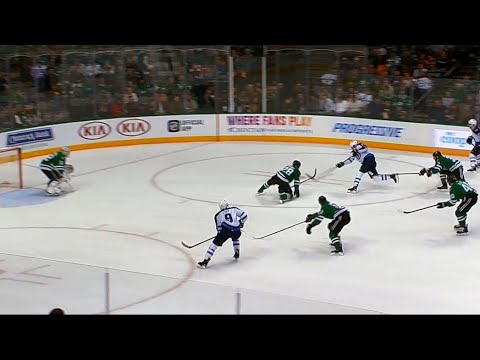 Video: Laine snipes 30th and 31st goals on two different Stars goalies