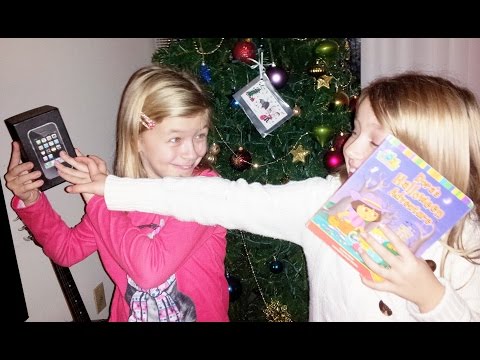 how to react when opening presents