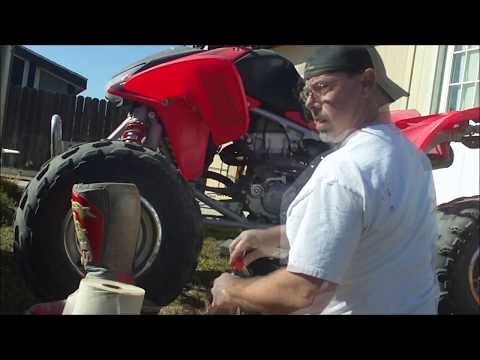how to change oil on cr 125