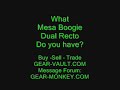 How to tell what Mesa Boogie Dual Recto you have- pre500