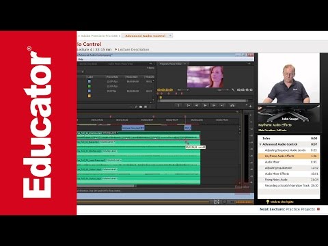 how to control audio in premiere pro