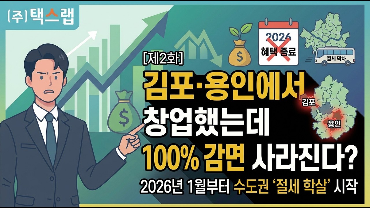 [제2화] 김포·용인 창업했는데 세금 100% 감면 날아갔다